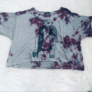 Women’s Tie Dye Crop Top Size Large Native America